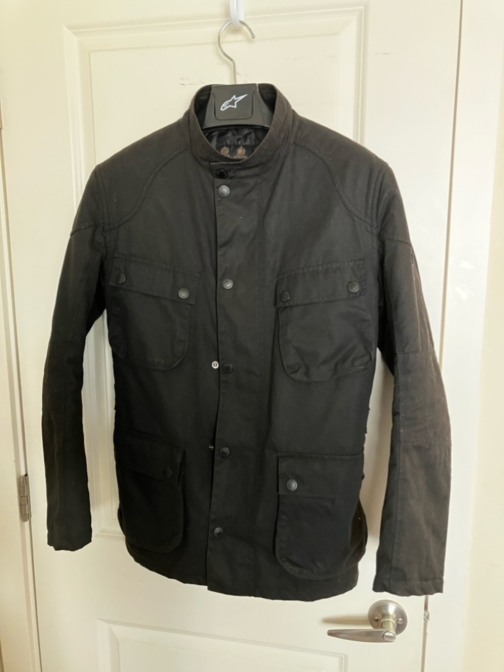 Barbour Crank Men's Black Utility Field Jacket